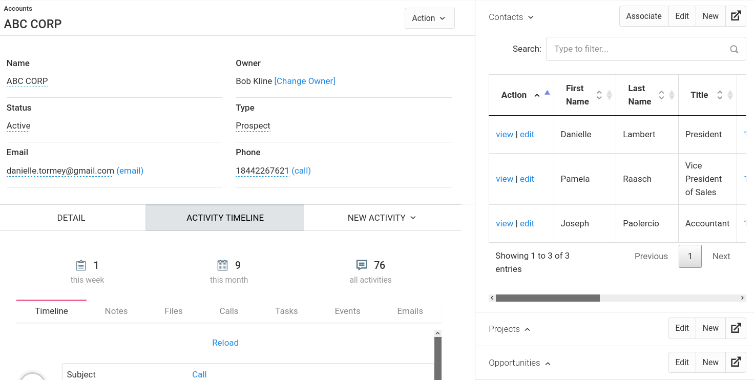 How Contacts Are Linked to Accounts in a CRM