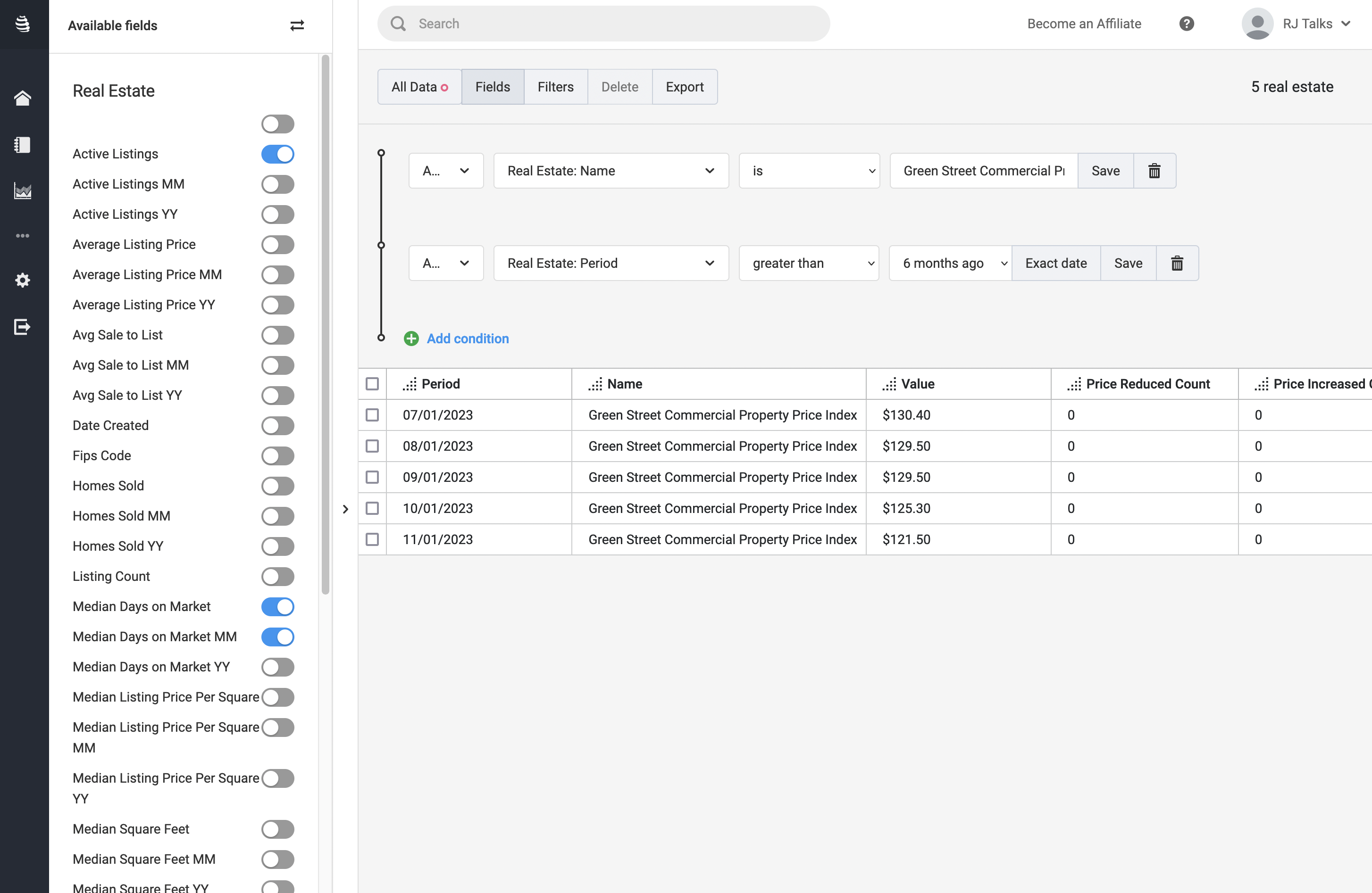 Filter Research Database